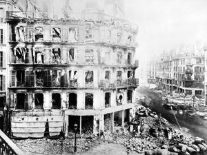 パリの破壊、1870年頃 作： French Photographer